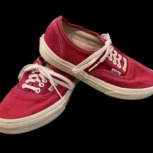 Vans Shoes Red Mens 6.5 Women 8